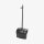 PREDATOR ® Aufrechte Kehrschaufel mit Klappdeckel und Halterung  33.2 × 14.4 × 95.8cm Farbe: BLA