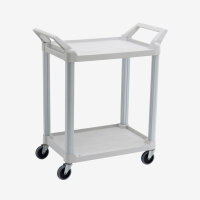 HI5 ® Universalwagen mit zwei Ablageflächen max. Belastung 60 kg 85.4 × 47.3 × 96.0cm Farben: GRAY, BLA, PLAT, OWHT