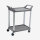 HI5 ® Universalwagen mit zwei Ablageflächen max. Belastung 60 kg 85.4 × 47.3 × 96.0cm Farben: GRAY, BLA, PLAT, OWHT