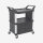 HI5 ® Universalwagen mit abschließbaren Türen und Schublade max. Belastung: 90 kg 85.4 × 47.3 × 96 Farbe: SCHW
