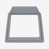 Deckel für 1271  40,2 x 40,2 x 12,8 cm Farbe: Hellgrau