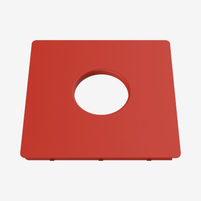 Flaschen- und Dosenrecycling-Deckel für 1720 31,8 x 32,5 x 2,1 cm verfügbare Farben: BLAU, GRAU, GELB, GRÜN, ROT, SCHWARZ, BRAUN