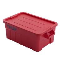 THOR Behälter mit Decke 53, L 70.8 × 43.4 × 27.2cm verfügbare Farben: GRAU, SCHWARZ, WEISS, GELB, ROT, BLAU, GRÜN, KLAR