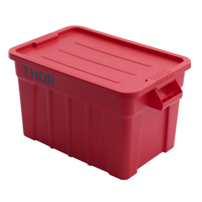 THOR Behälter mit Deckel 75 L 70.8 × 43.4 × 38.4cm verfügbare Farben: GRAU, SCHWARZ, WEISS, GELB, ROT, BALU, GRÜN, KALR