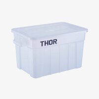 THOR Behälter mit Deckel 75 L 70.8 × 43.4 × 38.4cm verfügbare Farben: GRAU, SCHWARZ, WEISS, GELB, ROT, BALU, GRÜN, KALR