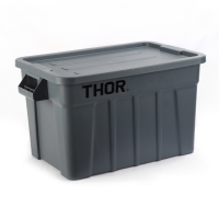 THOR Behälter mit Deckel 75 L 70.8 × 43.4 × 38.4cm verfügbare Farben: GRAU, SCHWARZ, WEISS, GELB, ROT, BALU, GRÜN, KALR