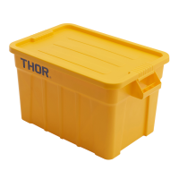 THOR Behälter mit Deckel 75 L 70.8 × 43.4 × 38.4cm verfügbare Farben: GRAU, SCHWARZ, WEISS, GELB, ROT, BALU, GRÜN, KALR