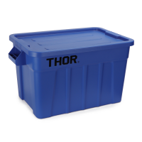 THOR Behälter mit Deckel 75 L 70.8 × 43.4 × 38.4cm verfügbare Farben: GRAU, SCHWARZ, WEISS, GELB, ROT, BALU, GRÜN, KALR