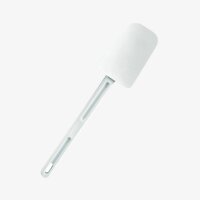 Löffelförmiger Schaber 32 cm Farbe: Weiß
