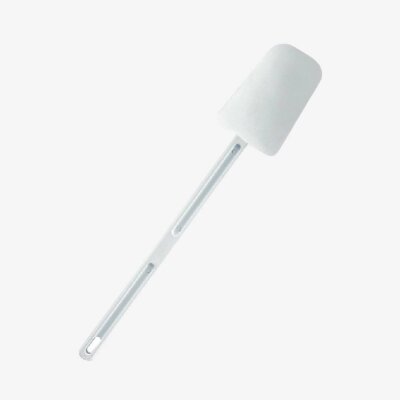 Löffelförmiger Schaber 42 cm Farbe: Weiß