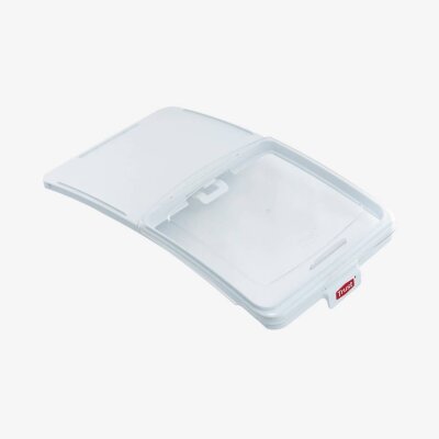 Schiebedeckel für Lebensmittelbehälter - Fits 8413 73.7 × 43.7 × 4.8cm Farbe: Weiß