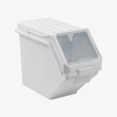 Lebensmittelbehälter mit Schiebedeckel 23 Liter 59.7 × 29.2 × 42.9cm Farbe: Weiß