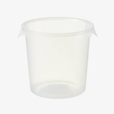 Runder Aufbewahrungsbehälter 3,8 Liter 21.6 × 19.7cm Farbe: Halbtransparent