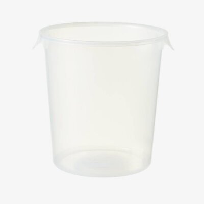 Runder Aufbewahrungsbehälter 7,6 Liter 25.4 × 27.0cm Farbe: Halbtransparent