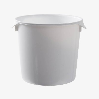 Runder Aufbewahrungsbehälter 17 Liter 33.3 × 30.2cm Farbe: Weiß