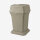 BEAUCAN ® Dekorativer Abfallbehälter, Zwei Seiten mit Beweglichen Türen 170L 63,2 x 63,2 x 105,4 cm verfügbare Farben: BEIGE, SCHWARZ