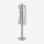 TERMINATOR ® Standaschenbecher für Zigarettenstummel  6,9L 30 x 30 x 125 cm Farbe: METALLIK SILBER