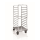 B.PRO Tablettwagen Edelstahl auf Rollen für 24 GN Tabletts RWR VP 163
