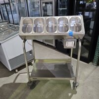 B.PRO Besteck- und Tablettwagen aus Edelstah Refurbished