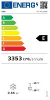 Tiefkühltruhe mit Glasschiebedeckel 541 Liter...