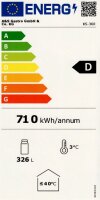 Getränkekühlschrank weiß 360 Liter B-Ware