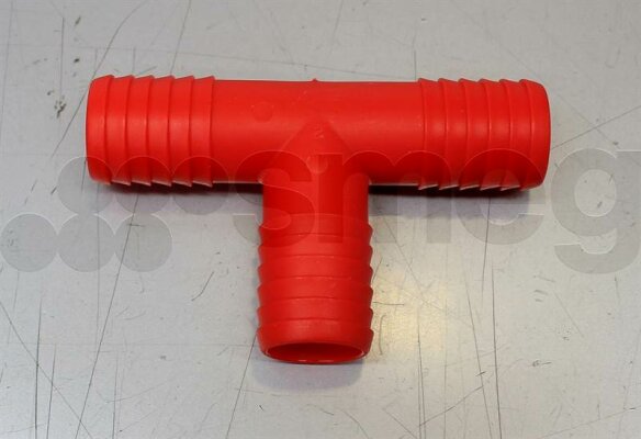 SMEG Ablaufstutzen, rot