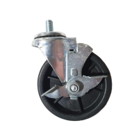 Rolle mit Gewindezapfen mit Bremse Ø 120mm