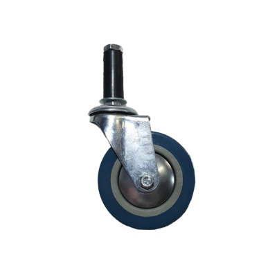 Lenkrollen Ø 100 x 27 mm Farbe blau Unterbau für Edelstahlmöbel