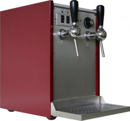 Heiße Spitze 2, OTHG 105/IIIE 2x Kugelhahn 7iD, mit elektr. Getränkepumpen