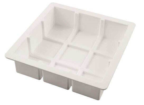 Silikon-Backform Kubik