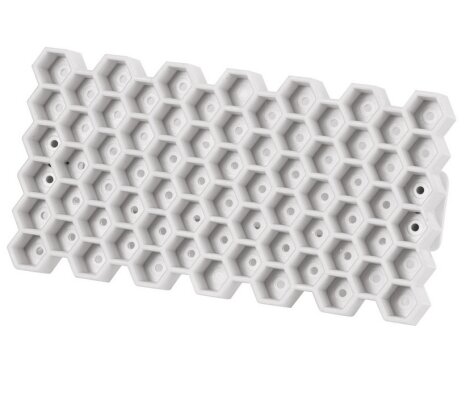 Brotdrücker Teigdrücker Brotstempel Wabenmuster Kunststoff