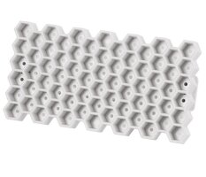 Brotdrücker Teigdrücker Brotstempel Wabenmuster...