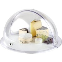 Rolltophaube Servierplatte Käseglocke Buffethaube...