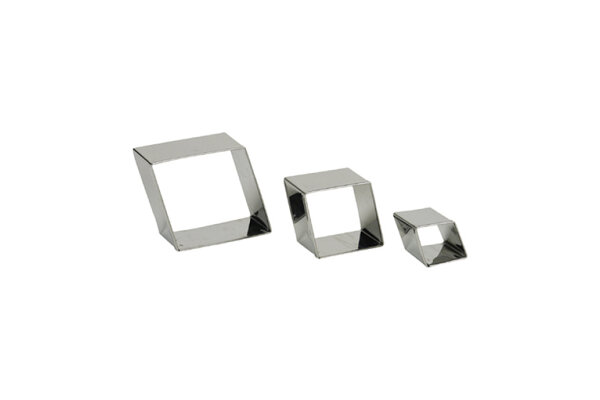 Garnierausstecher Diamant 3-teilig