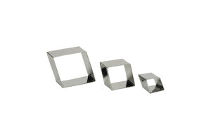 Garnierausstecher Diamant 3-teilig