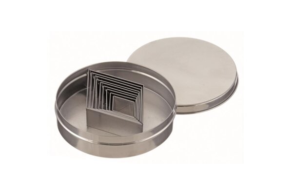 Ausstecher im Satz  Motiv Raute 9-tlg Höhe: 20 mm