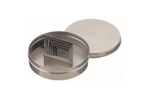 Ausstecher im Satz  Motiv Raute 9-tlg Höhe: 20 mm