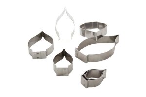 Ausstechform Fondantform Edelstahl 7t-lg....