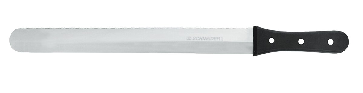 Konditormesser Bäckermesser Feine Säge/Wellenschliff Klingenlänge 31cm Chrom-Molybdän-Stahl