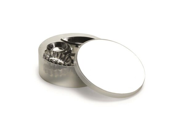 Mini-Backformen für Pralinen Petit Fours Tartelette Pralinen 60 Stück Weißblech