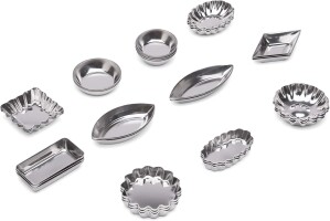 Mini-Backformen für Pralinen Petit Fours Tartelette...