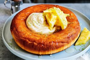 Backform für Savarin Kuchen °70mm Weißblech