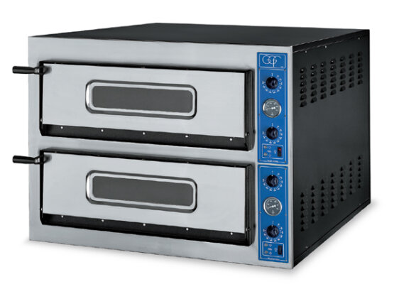 Pizzaofen XR/66/36 6 + 6 Pizzen Ø 36 cm 18 kW 230/400V