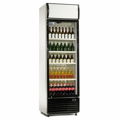 Flaschenkühler 430 Liter mit Glastür und Display B-Ware