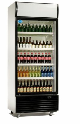 Kühlschrank mit Glastür und Display 660 Liter B-Ware