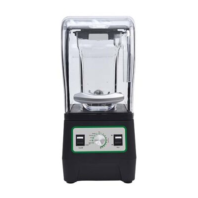 Getränkemixer mit 1 Becher 2 Liter, Geschwindigkeitsregler und Geräuschdämmhaube