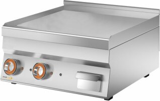 Elektro Grillplatte glatt mit 2 Heizzonen 7,8 kW 400V 600...
