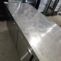 GGM Edelstahl Tiefkühltisch ECO mit 3 Türen 417 Liter Gebraucht!!!
