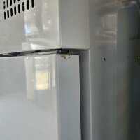 Stalgast Edelstahl Kühlschrank 2 Türig  GN2/1 weißes Gehäuse -2°C bis +8°C B-Ware