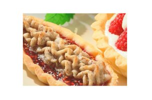 6 x Backform Schiffchen Desserts Tartes oval gewellt Antihaftbeschichtet 995044